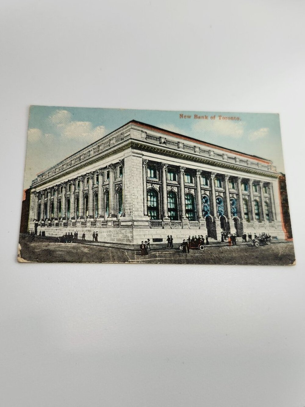 Vintage postcard Historic Bank of Toronto Mini Postcard Wallet Size